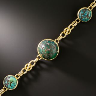 Victorian Matrix Turquoise Bracelet - 2