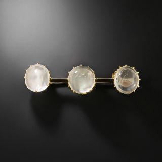 Victorian Moonstone Brooch - 2