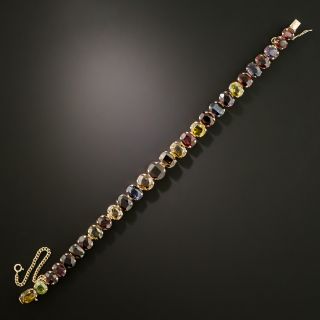 Victorian Multi-Gem Link Bracelet - 4