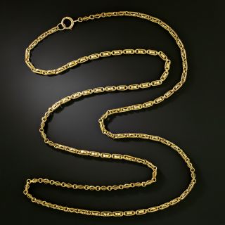 Victorian Novelty Link 39 Inch Chain - 2