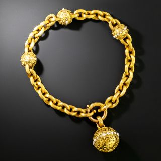 Victorian Pearl and Cannetille Ball Bracelet - 4
