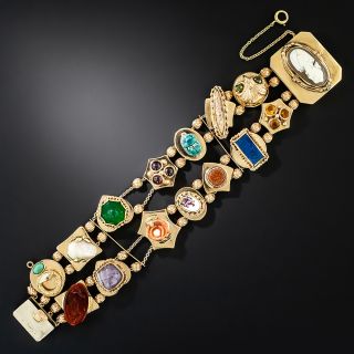 Victorian Retrospective Double Slide Bracelet - 2
