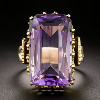 Victorian-Style Amethyst Ring - 3