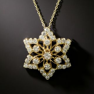 Victorian-Style Starburst Pendant/Brooch - 3