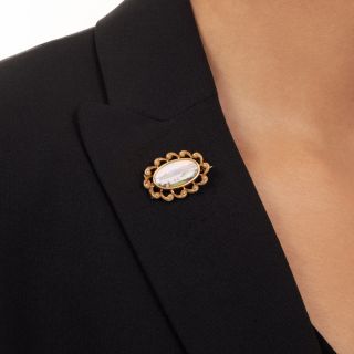 Victorian Swiss Enamel Brooch