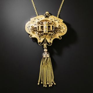 Victorian Tassel Brooch/Pendant - 6