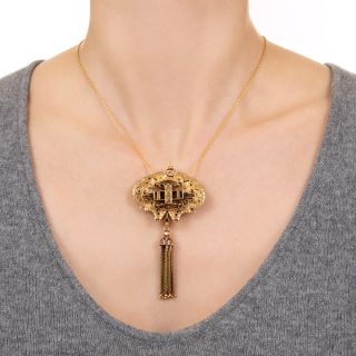 Victorian Tassel Brooch/Pendant
