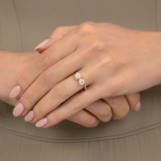 Victorian Toi et Moi Diamond Ring by Daniel Low & Co.