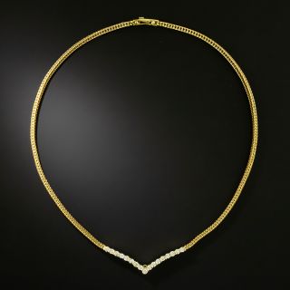 Vintage 1980-1990s Tiffany & Co. Diamond Necklace - 2