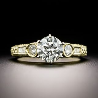Vintage-Style 1.17 Carat Diamond Engagement Ring - GIA L VS1 - 1