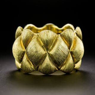 Wide 18K Band by Henry Dunay, Size 8 1/2 - 3