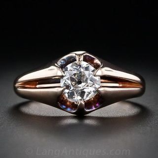 0.51  Carat Antique Diamond Ring