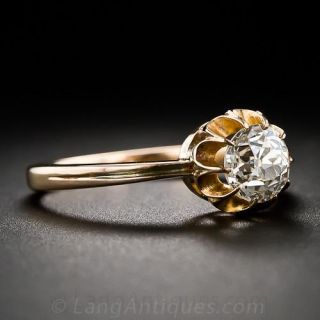1.00 Carat Antique Diamond Engagement Ring