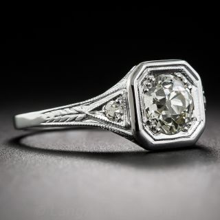 1.00 Carat Art Deco Engagement Ring