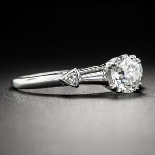 1.00 Carat Diamond Vintage Engagement Ring