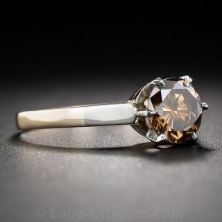 1.00 Carat Fancy Brown Diamond Ring