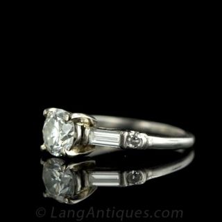 1.00 Carat Round Brilliant Cut Diamond Engagement Ring