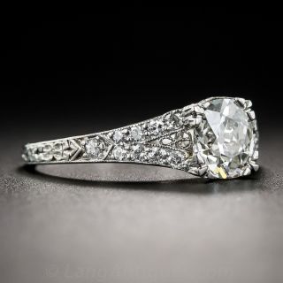 1.01 Carat Art Deco Diamond Engagement Ring - GIA J VS1