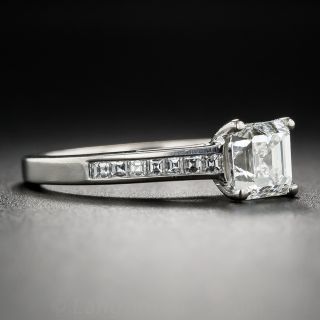 1.01 Carat Asscher Cut Diamond Ring - GIA I/VS1