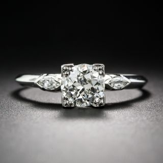 1.01 Carat Diamond and Platinum Vintage Engagement Ring