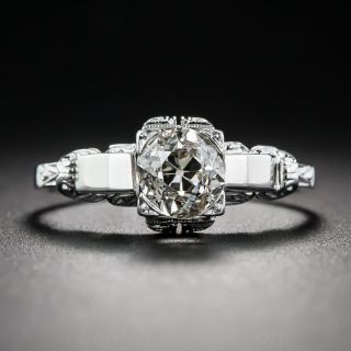 1.01 Carat Diamond Antique Engagement Ring