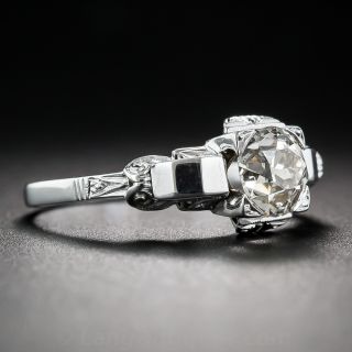 1.01 Carat Diamond Antique Engagement Ring