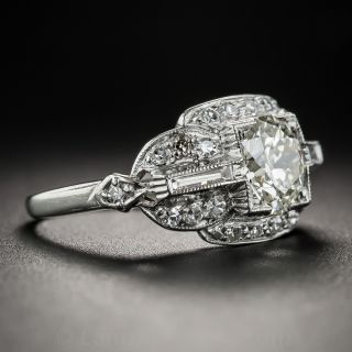 1.02 Carat Art Deco Diamond Ring