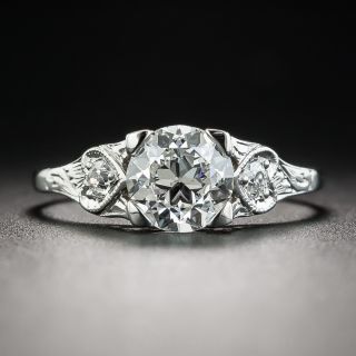 1.02  Carat Platinum Diamond Engagement Ring - GIA H VS2 - 1