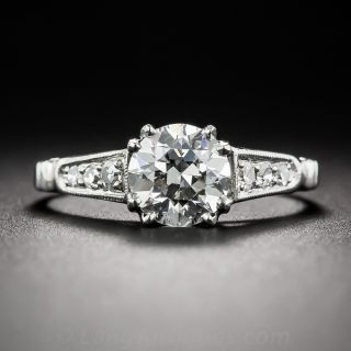 1.02 GIA H/VS2 Diamond Vintage Engagement Ring