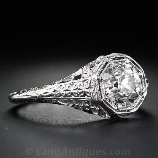 1.03 Carat Antique Diamond Ring