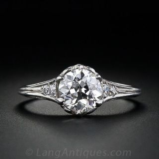 1.03 Carat Diamond Vintage Engagement Ring