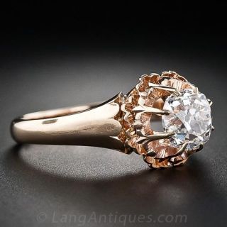 1.03 Carat Old Mine Diamond Solitaire