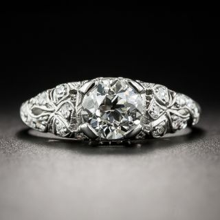 1.04 Carat Art Deco Engagement  Ring