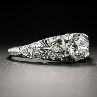 1.04 Carat Art Deco Engagement  Ring