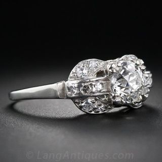 1.04 Carat Art Deco Engagement Ring
