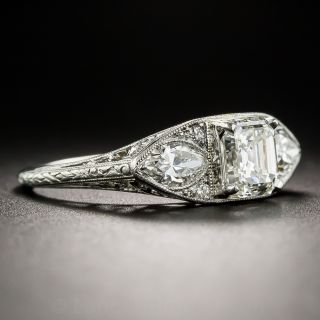 1.04 Carat Diamond I VVS1 GIA, Platinum Ring by Jones and Woodland