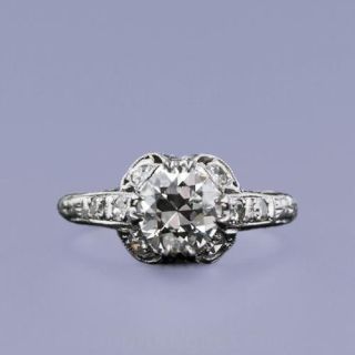 Edwardian Diamond Engagement Ring 