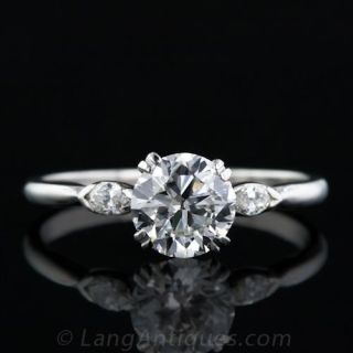 1.04  Carat Estate Diamond Engagement Ring