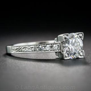 1.05 Carat Diamond Engagement Ring GIA E VVS2 