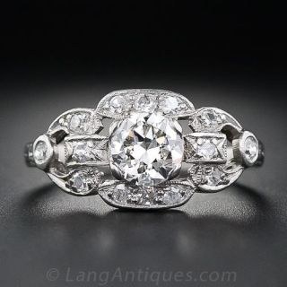 1.05 Carat Estate Diamond Engagement Ring