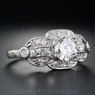 1.05 Carat Estate Diamond Engagement Ring