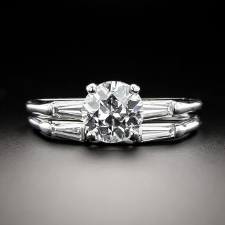 1.05 Carat European-Cut Diamond Solitaire Engagement Ring - GIA D SI2  - 7