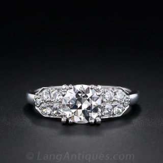 1.05 Carat Vintage Diamond Engagement Ring
