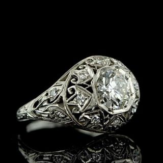 1.05 ct. Diamond Edwardian Dome Ring