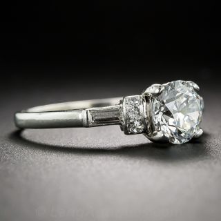 1.05ct GIA F/VS1 Art Deco Platinum and Diamond Engagement Ring