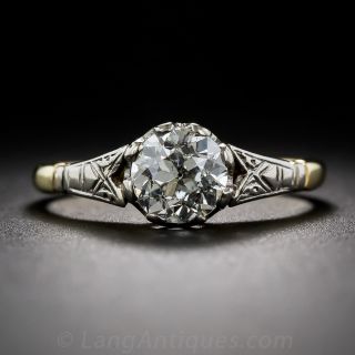 1.06 Carat Diamond Antique Engagement Ring