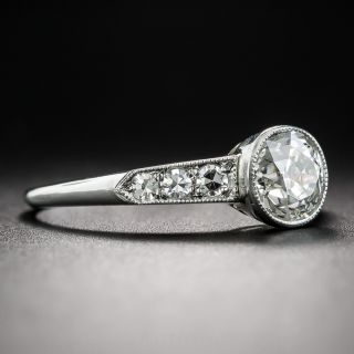 1.06 Carat Platinum Diamond Engagement Ring - GIA K VS1