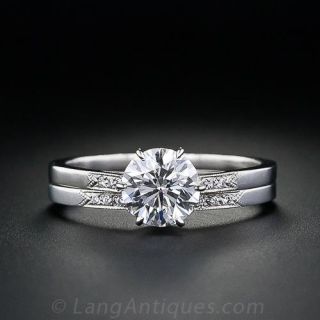 1.07 G-VS2 Diamond Wedding Set