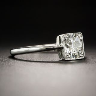 1.08 Carat Diamond Vintage Solitaire Engagement Ring - GIA K VS2 