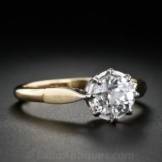1.10 Carat Antique Diamond Solitaire Ring